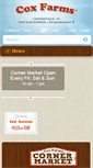 Mobile Screenshot of coxfarms.com